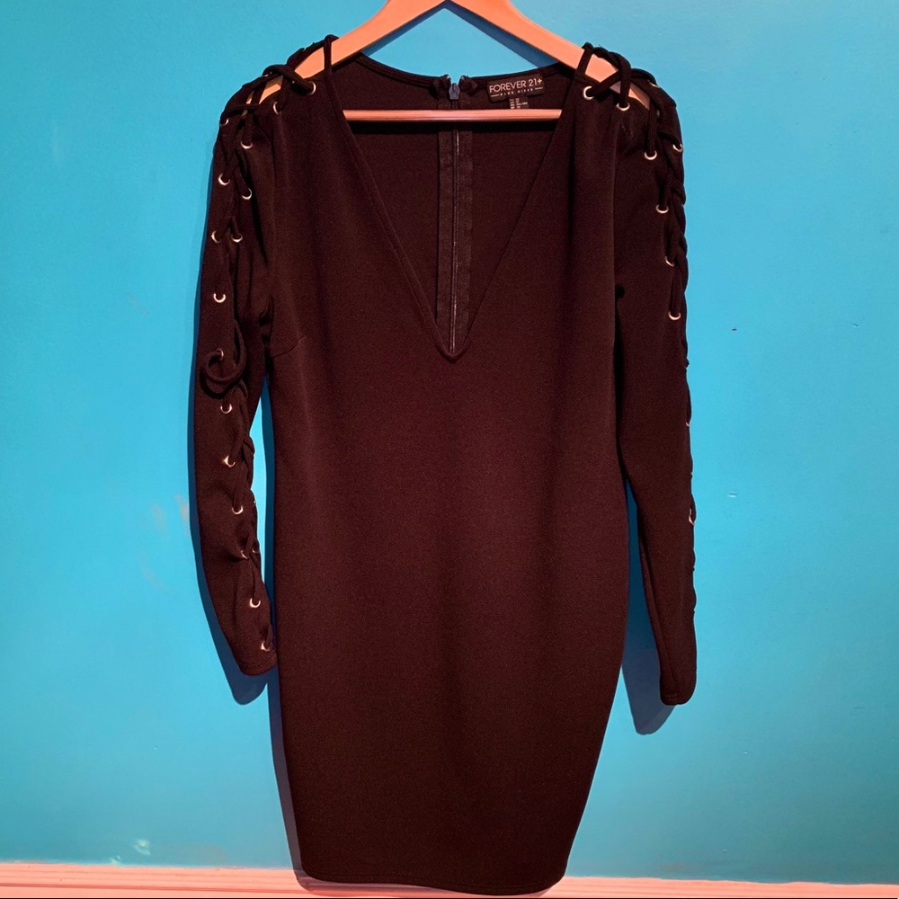 Forever21 Plus Size Lattice Dress